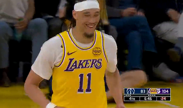 海斯三分神准8中8砍18+6 湖人末节发力掀翻奇才