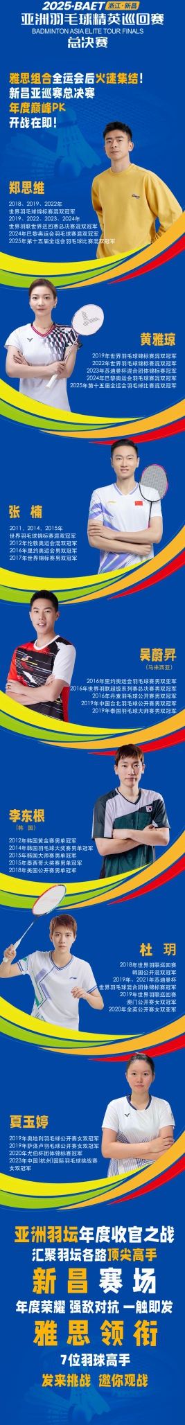 雅思组合再度携手出战，亚洲羽毛球精英巡回赛